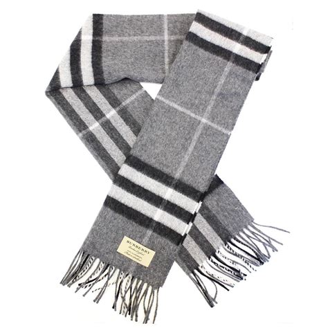 burberry scarf mid grey|authentic burberry cashmere scarf.